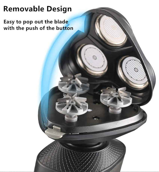 3-in-1 Rotary Electric Shaver – Wet & Dry Beard Trimmer