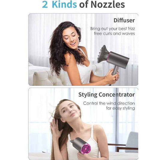 Professional Ionic Hairdryer With Diffuser